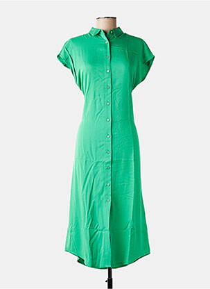 Rochie midi mâneci scurte mâneci scurte verde LPB LES PETITES BOMBES  femeie