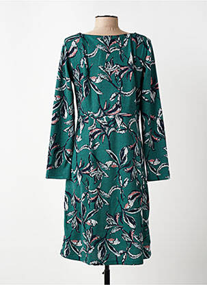 Rochie midi imprimeu floral mâneci lungi verde LILY & ME femeie