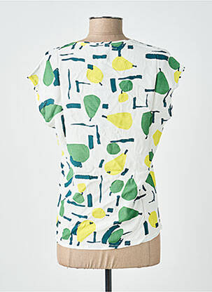 Top țesătură crep fără mâneci verde ZILCH femeie