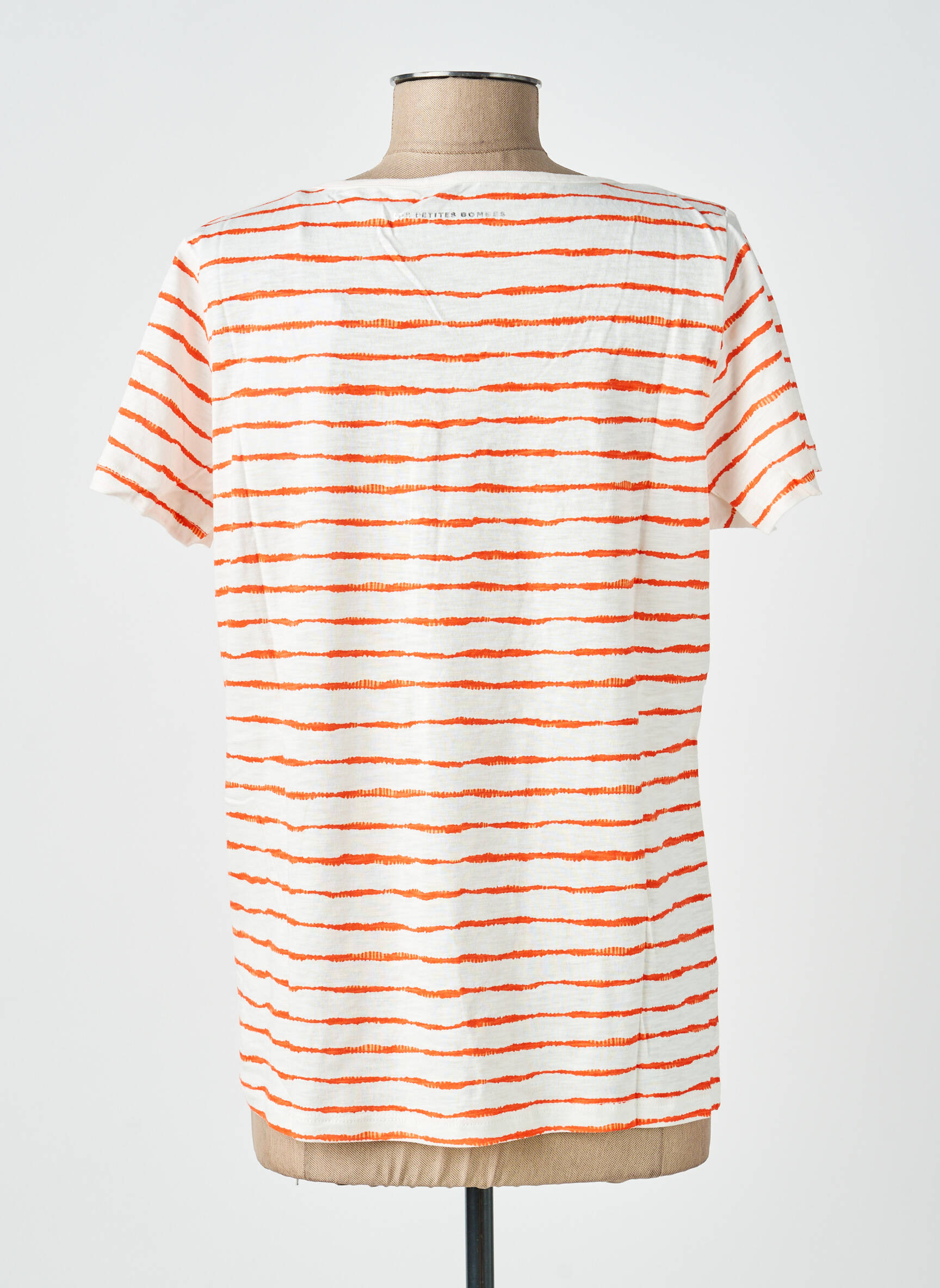 Tricou croială dreaptă mâneci scurte portocalie LPB LES PETITES BOMBES  femeie
