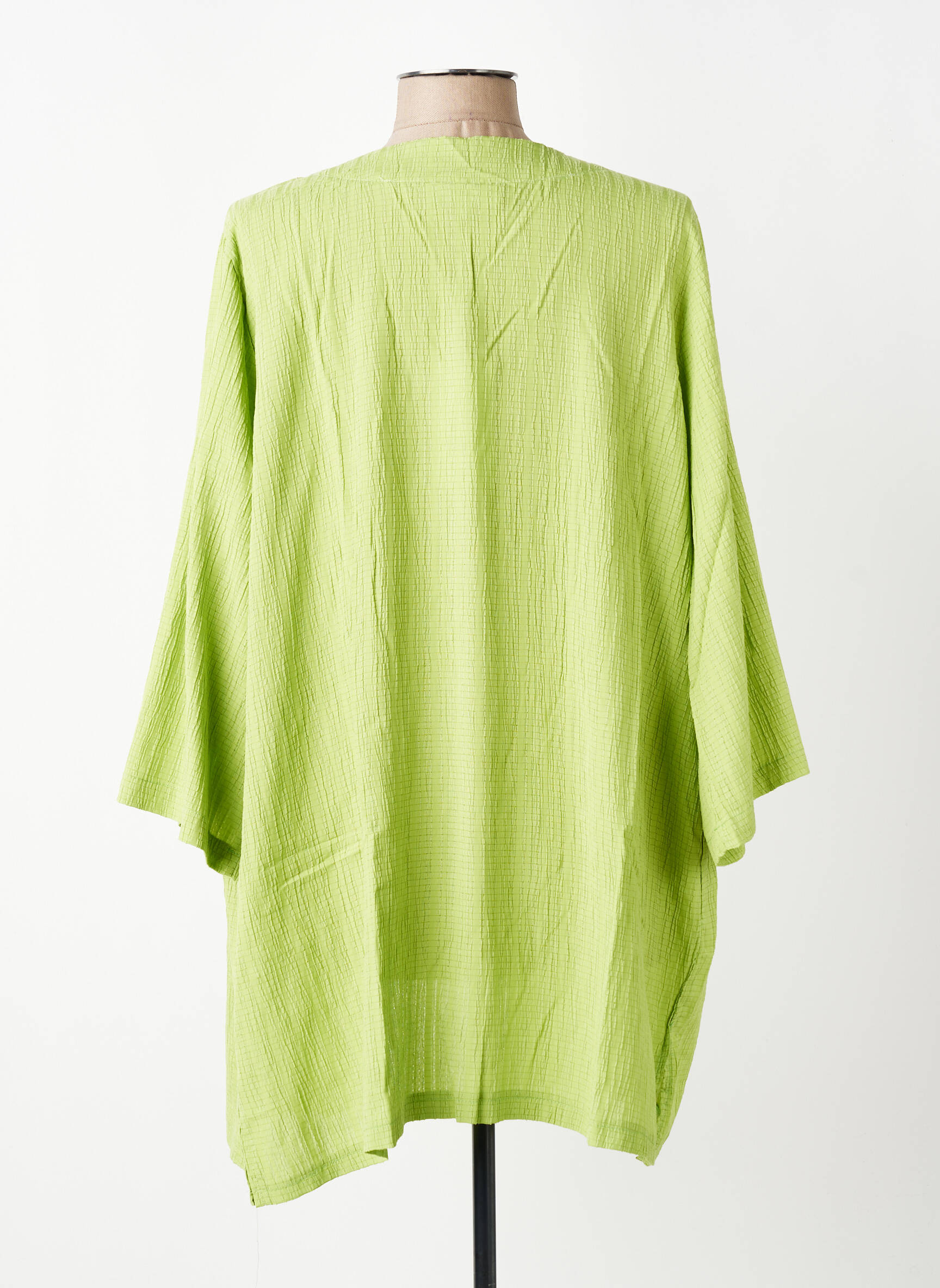 Jachete kimono guler în v verde ZHENZI femeie