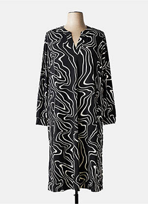 Rochie lungă mâneci lungi mâneci lungi negru ZHENZI femeie