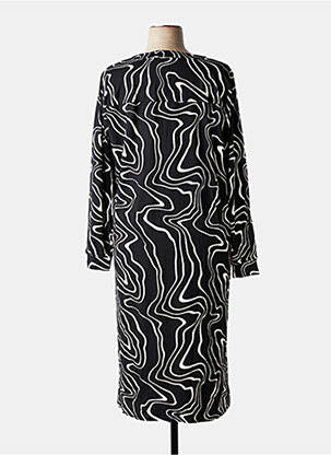 Rochie lungă mâneci lungi mâneci lungi negru ZHENZI femeie