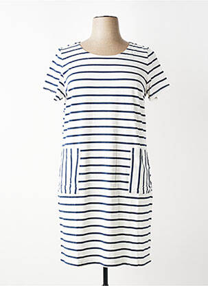 Rochie midi mâneci scurte mâneci scurte albastru LILY & ME femeie