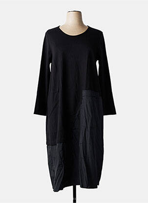 Rochie midi mâneci lungi mâneci lungi negru G!OZE femeie
