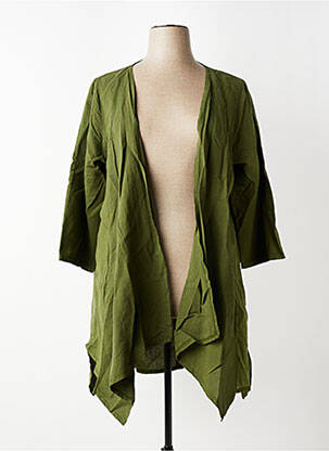 Jachete casual buzunare verde G!OZE femeie