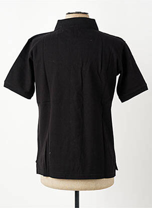 Polo croială dreaptă mâneci scurte negru GWEN & BLACK bărbat