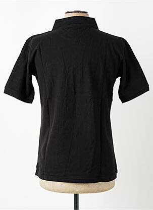 Polo croială dreaptă mâneci scurte negru GWEN & BLACK bărbat