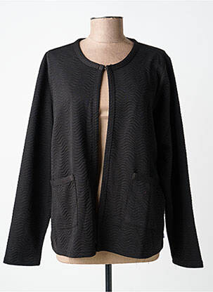 Jachete casual guler rotund negru ZHENZI femeie