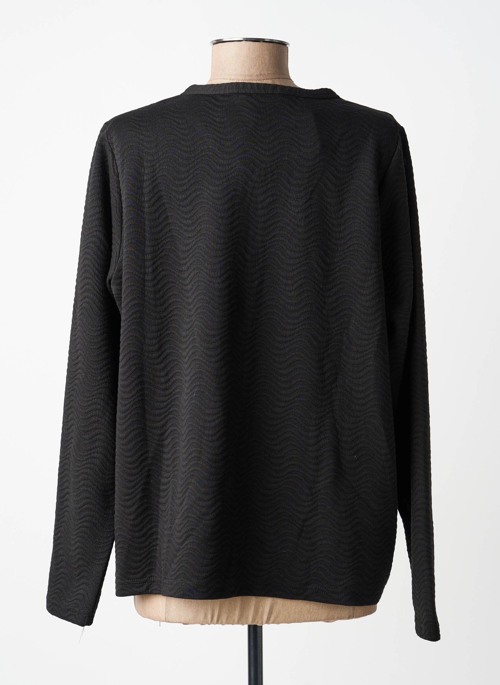 Jachete casual guler rotund negru ZHENZI femeie