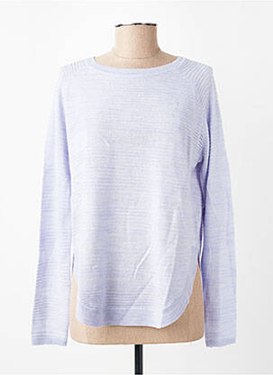 Pulover țesătură moale și aerisită mâneci lungi violet ONLY femeie