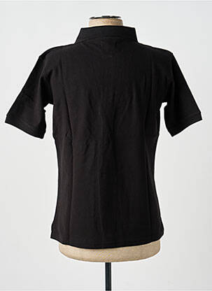 Polo croială dreaptă mâneci scurte negru GWEN & BLACK bărbat