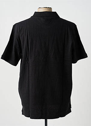 Polo croială dreaptă mâneci scurte negru GWEN & BLACK bărbat