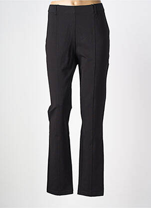 Pantalon slim talie elastică mărime normală negru DIANE LAURY femeie