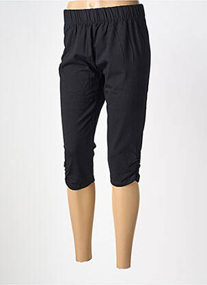 Pantalon trei sferturi elasticitate mărime normală negru ZHENZI femeie