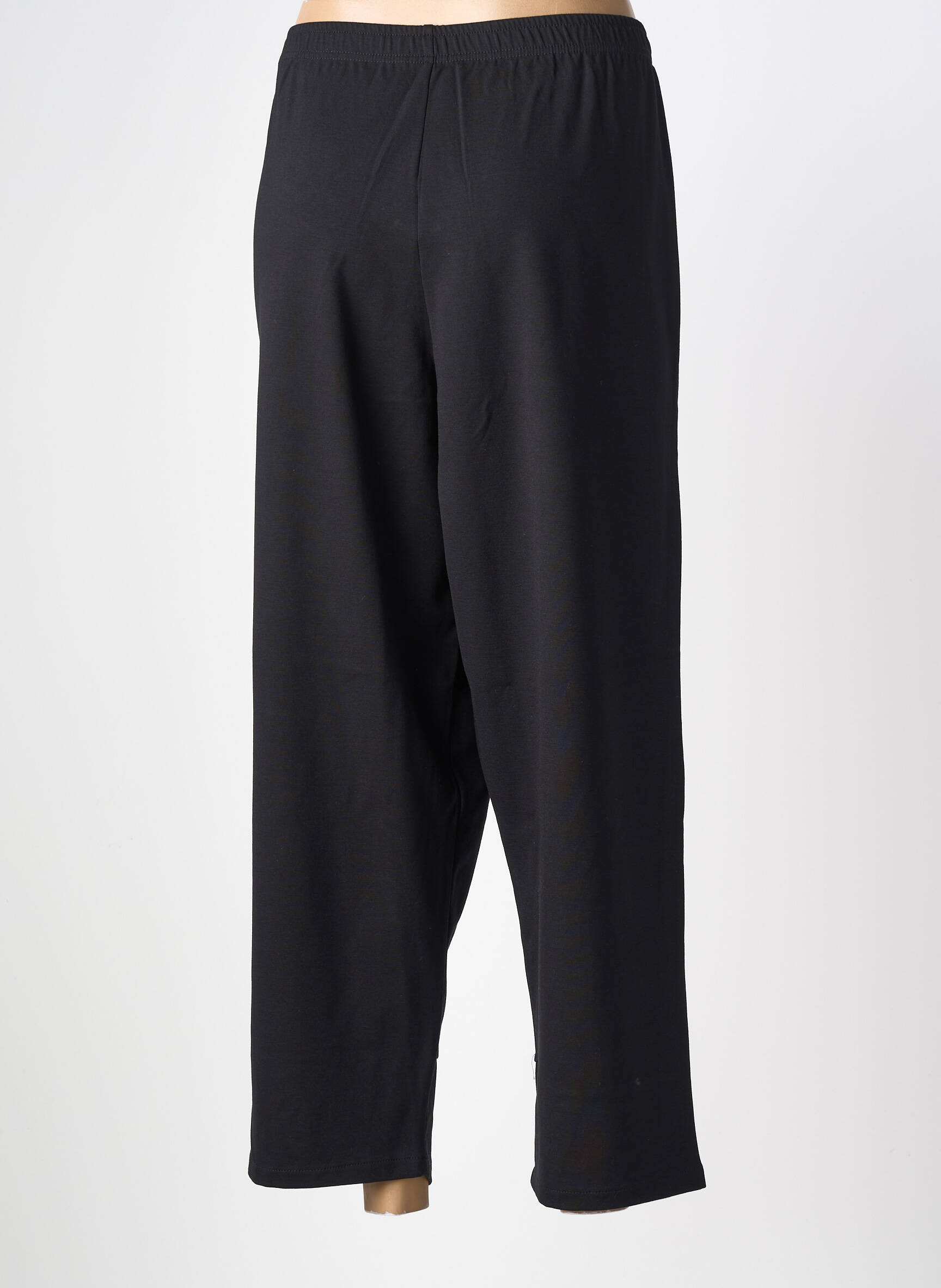 Pantalon slim talie elastică mărime normală negru G!OZE femeie