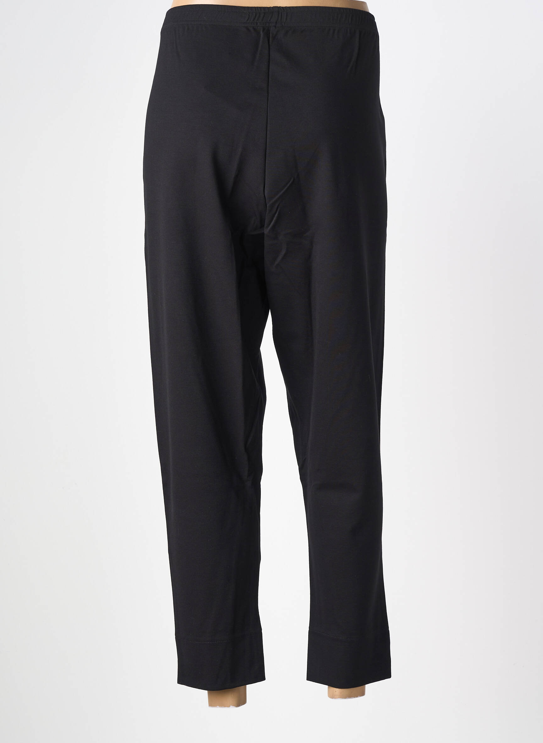 Pantalon slim talie elastică mărime normală negru G!OZE femeie