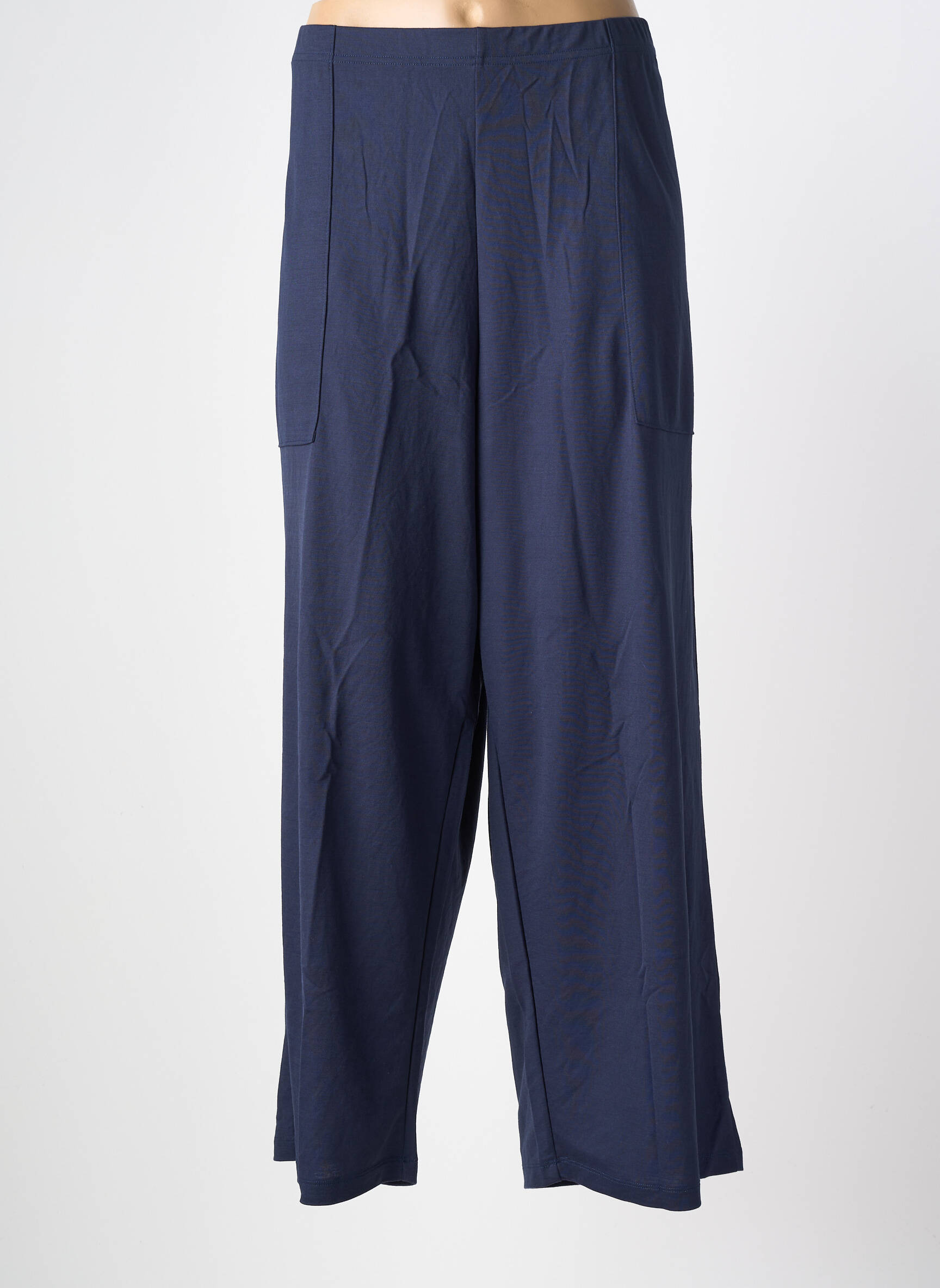 Pantalon larg mărime normală mărime normală albastru G!OZE femeie