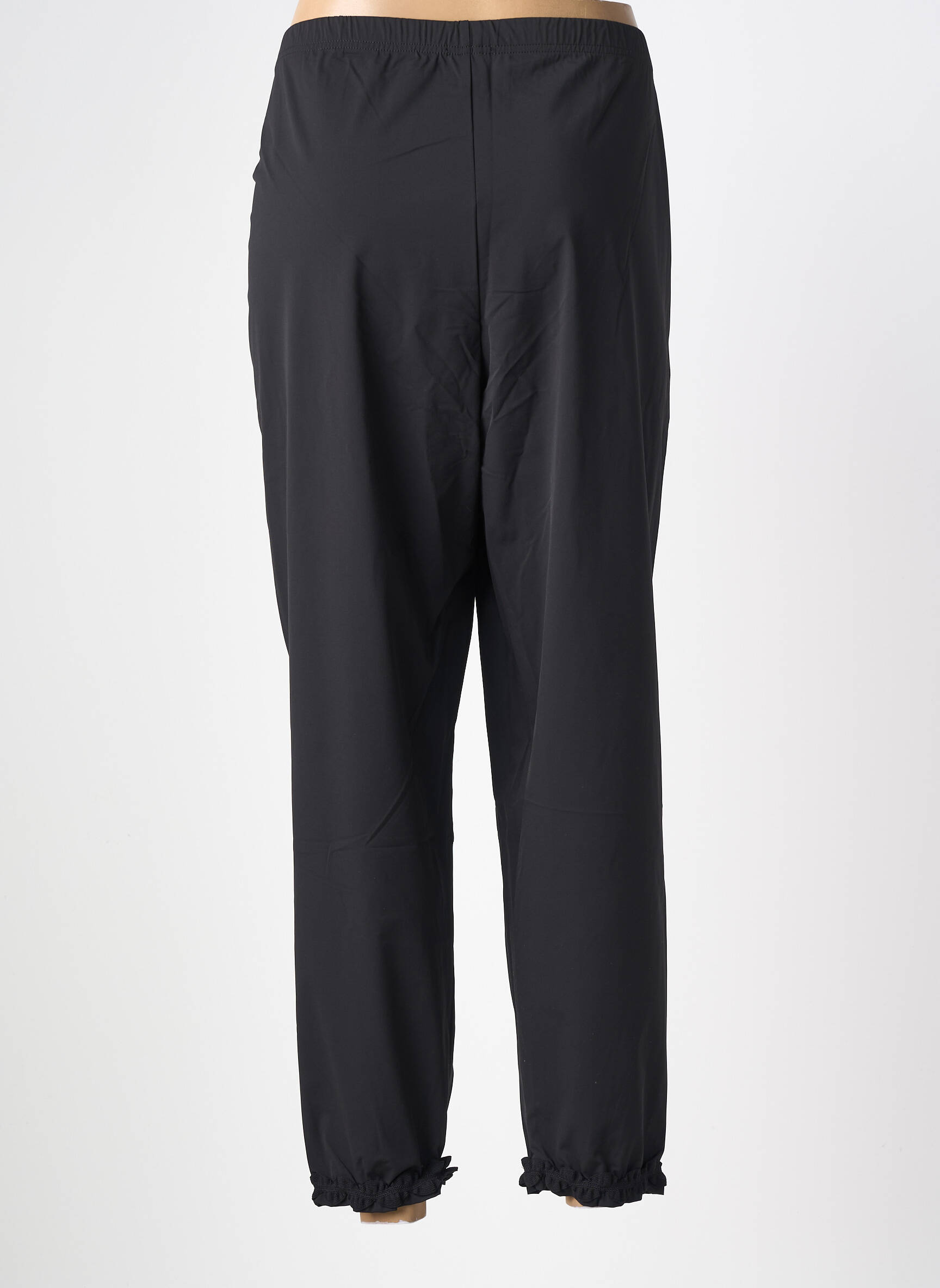 Pantalon slim talie elastică negru G!OZE femeie