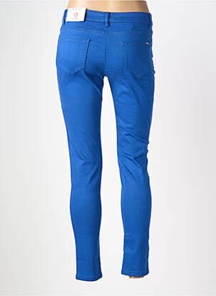 Pantalon slim elasticitate mărime normală albastru MORGAN femeie