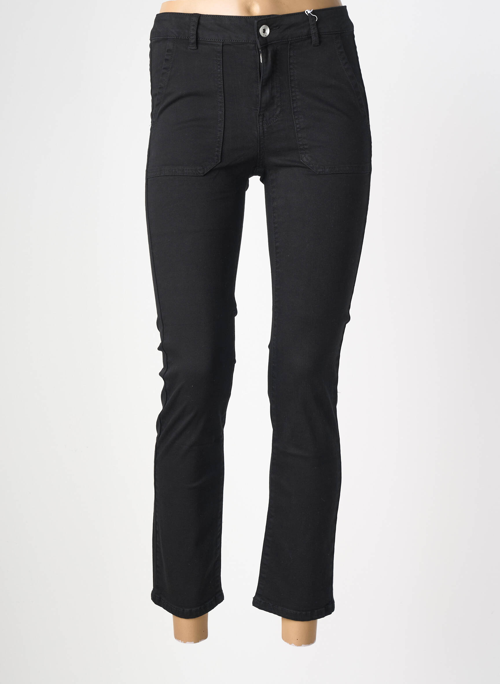 Pantalon 7/8 elasticitate mărime normală negru LPB LES PETITES BOMBES  femeie