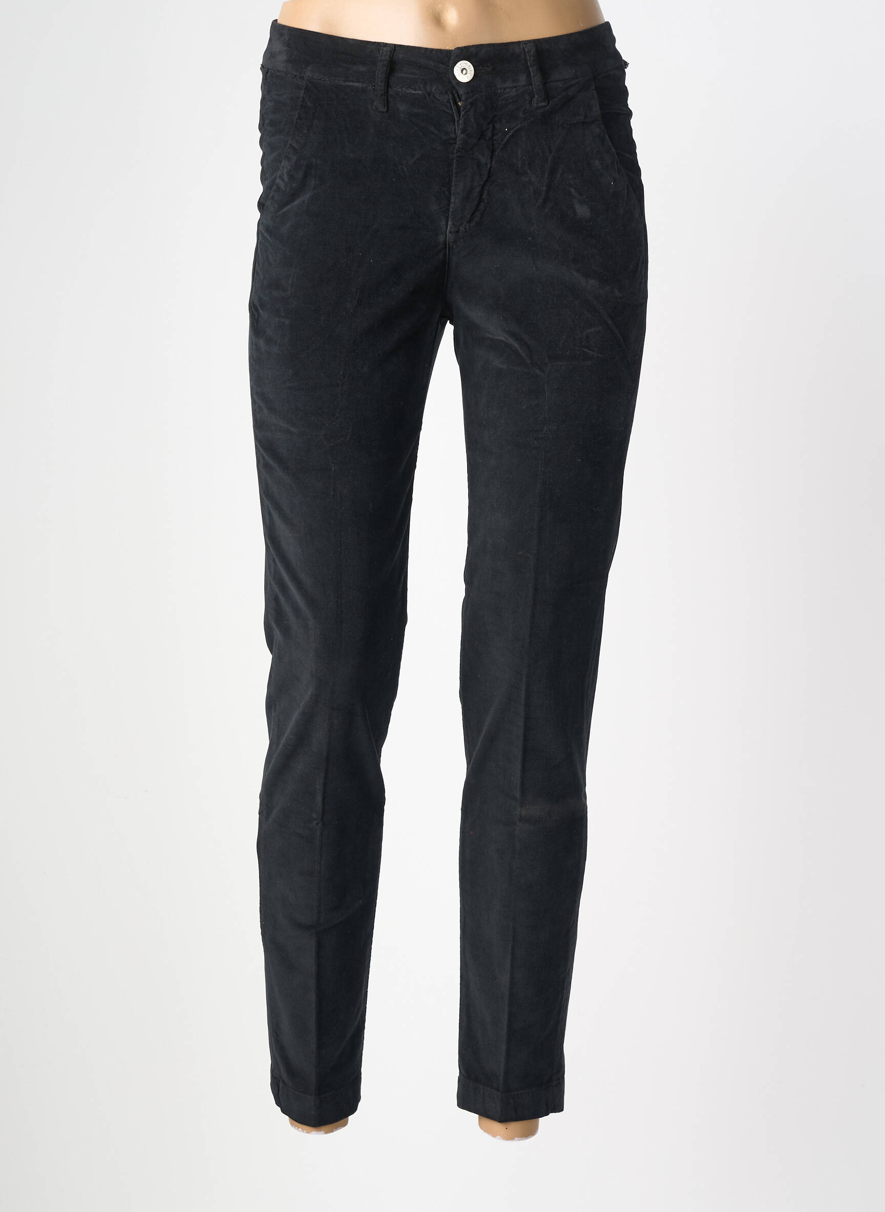 Pantalon slim elasticitate mărime normală negru NOIR'N'BLEU femeie