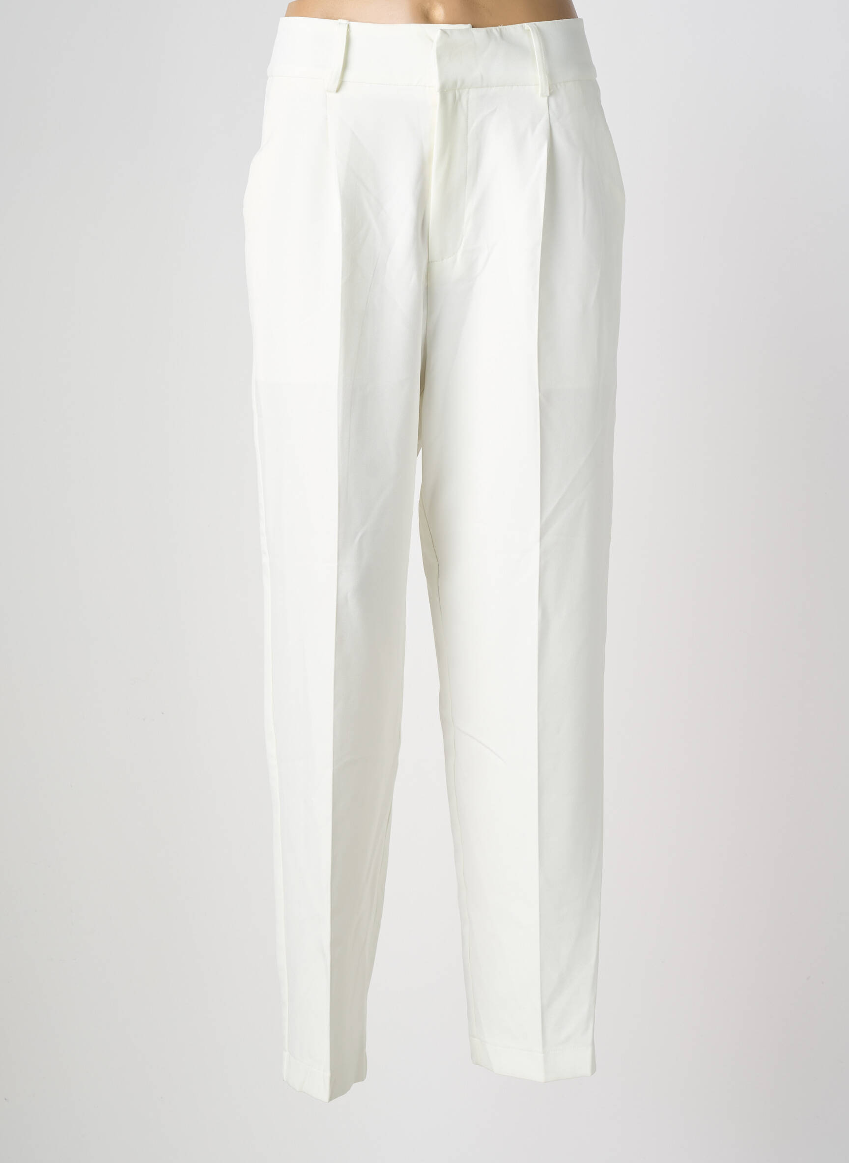 Pantalon 7/8 talie înaltă talie înaltă alb TIFFOSI femeie