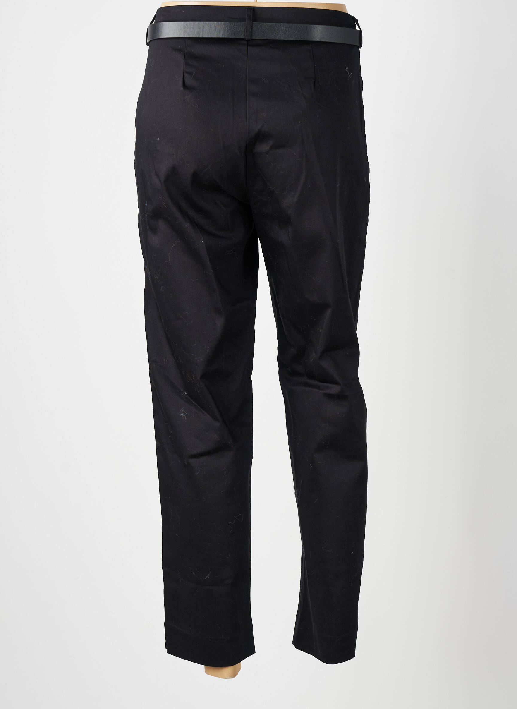 Pantalon 7/8 talie înaltă talie înaltă negru TIFFOSI femeie