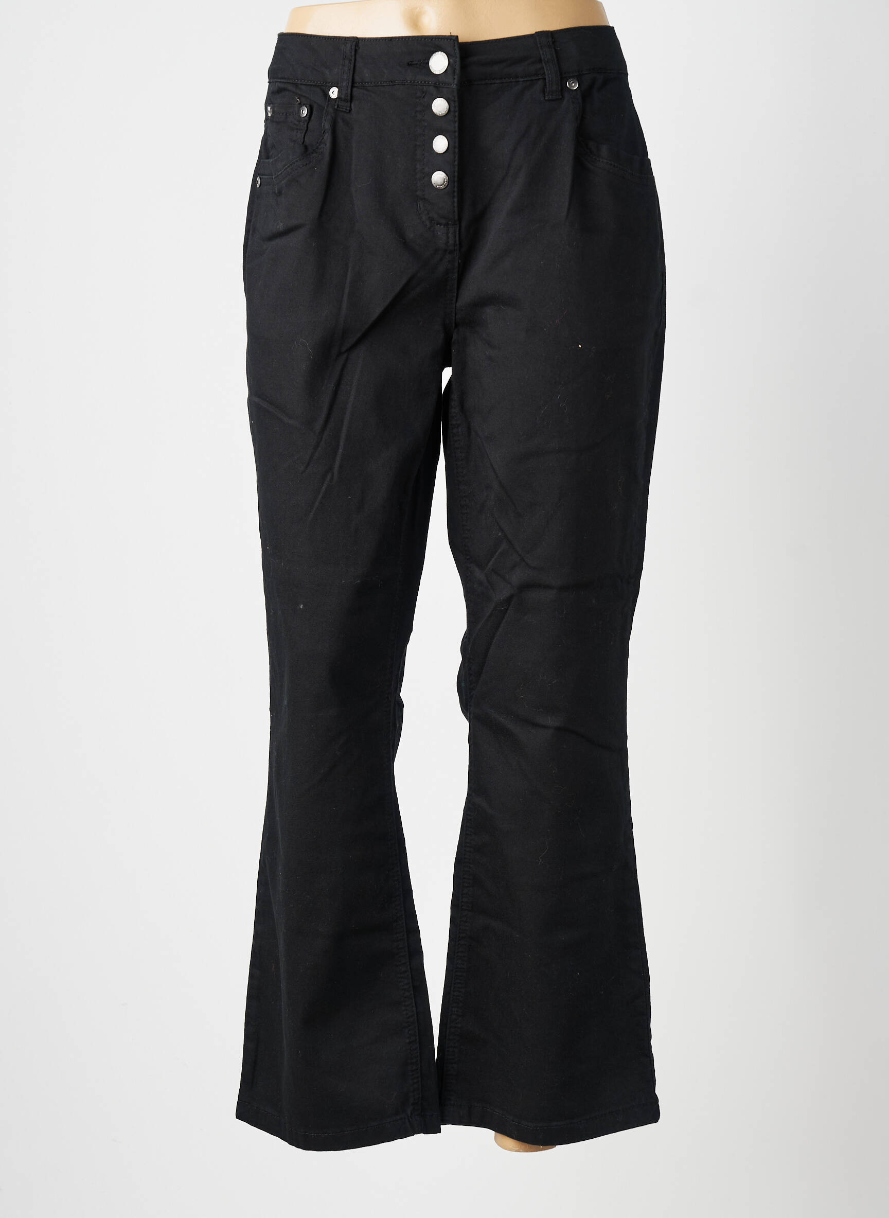 Blugi bootcut mărime normală mărime normală negru ZHENZI femeie