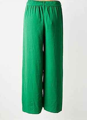 Pantalon larg croială fluidă mărime normală verde PM MERE & FILLE femeie