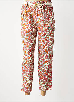 Pantalon 7/8 talie elastică mărime normală portocalie C'EST BEAU LA VIE femeie