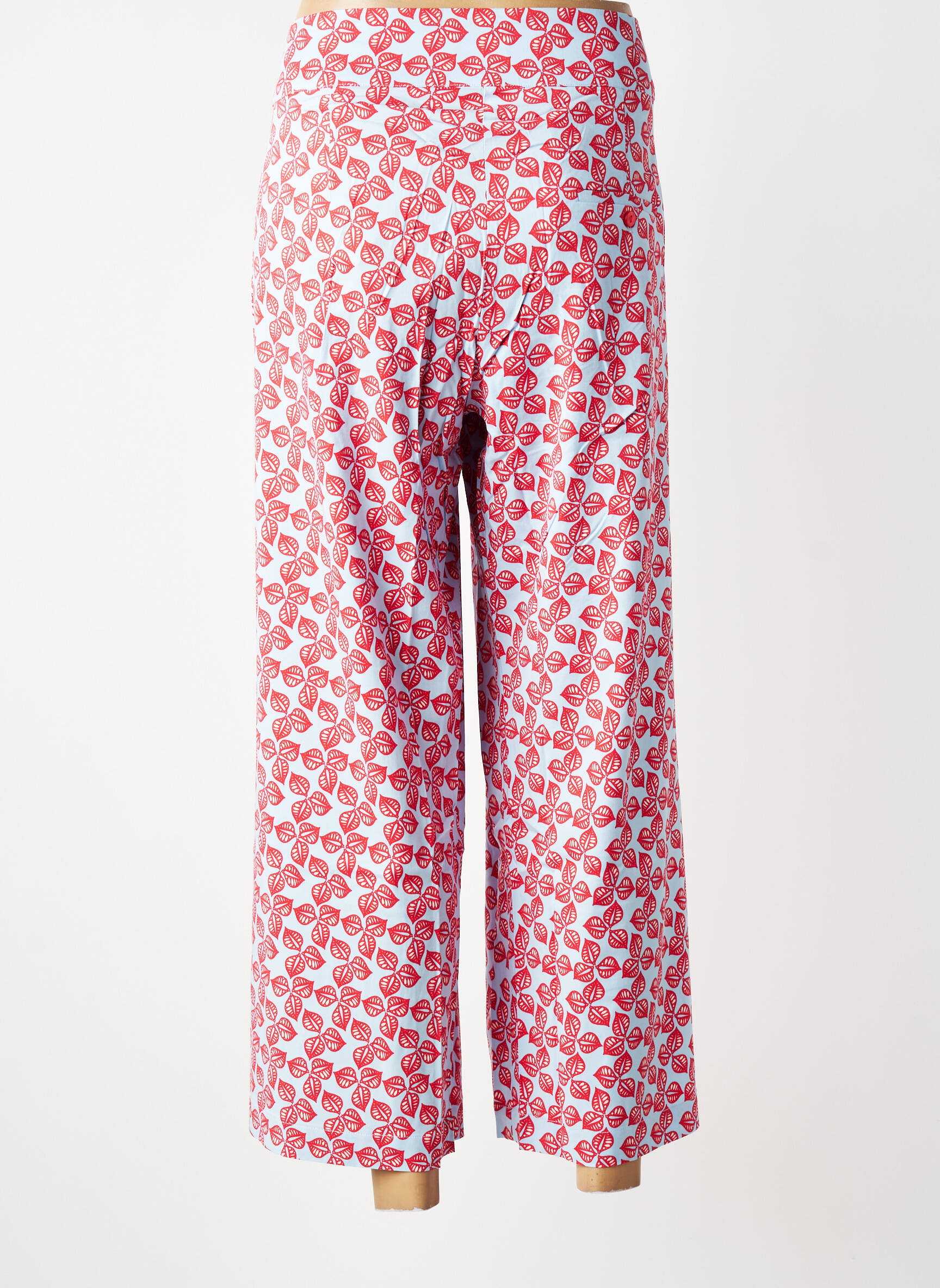 Pantalon 7/8 elasticitate mărime normală roșu ZILCH femeie