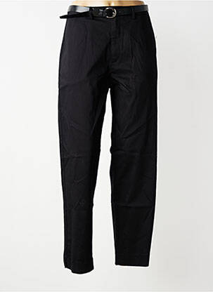 Pantalon drept închidere cu fermoar sub clapetă cu cârlig mărime normală negru TIFFOSI femeie