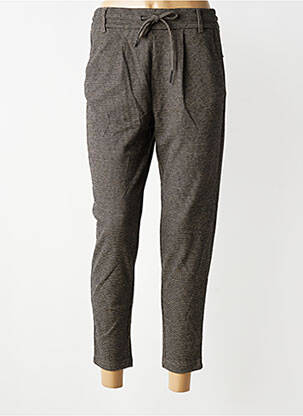 Pantalon slim talie elastică mărime normală maro ONLY femeie