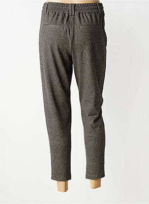 Pantalon slim talie elastică mărime normală maro ONLY femeie
