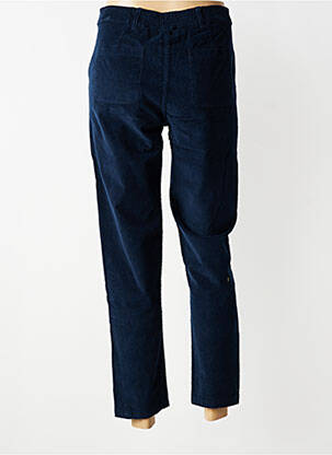 Pantalon slim talie elastică mărime normală albastru LILY & ME femeie