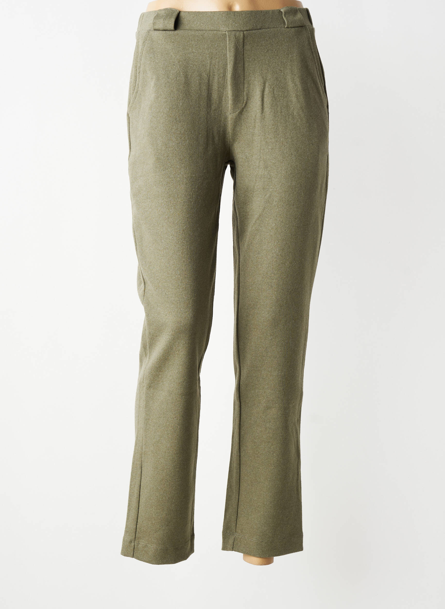 Pantalon chino mărime normală mărime normală verde YERSE femeie