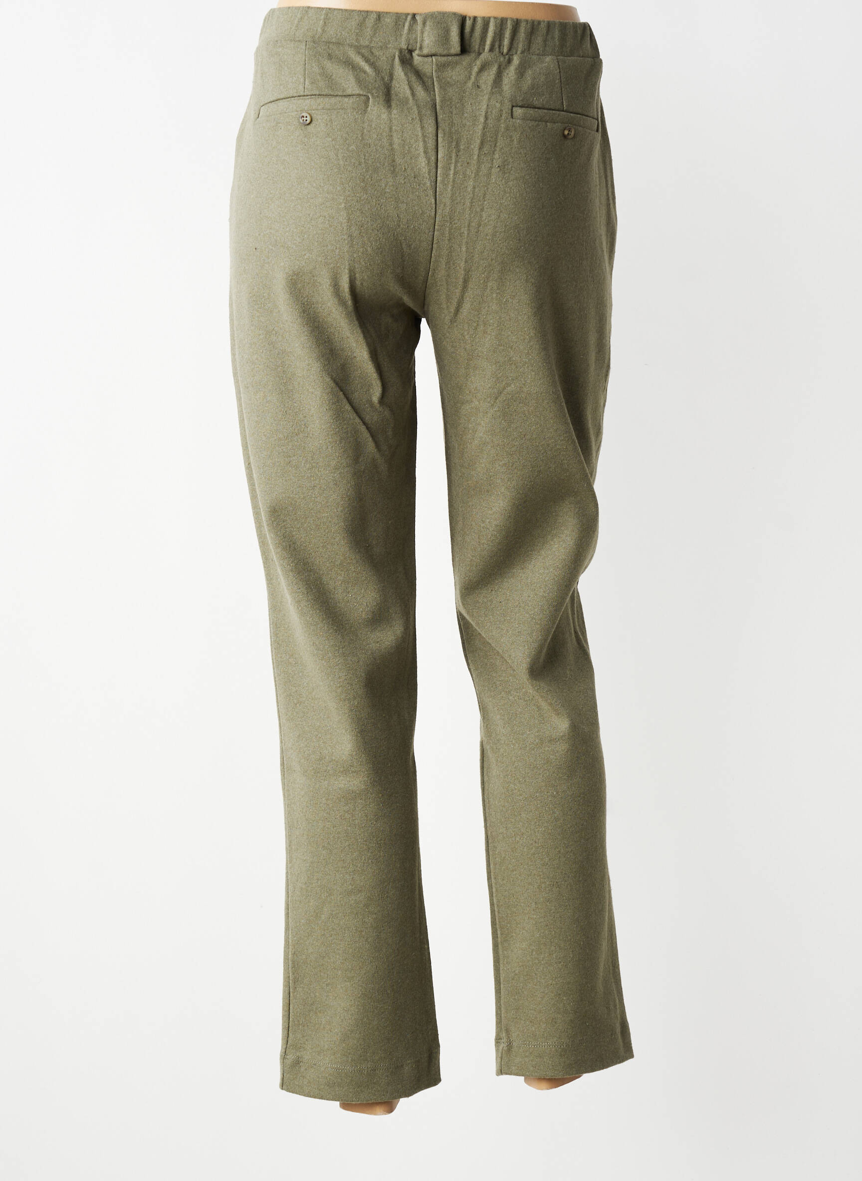 Pantalon chino mărime normală mărime normală verde YERSE femeie