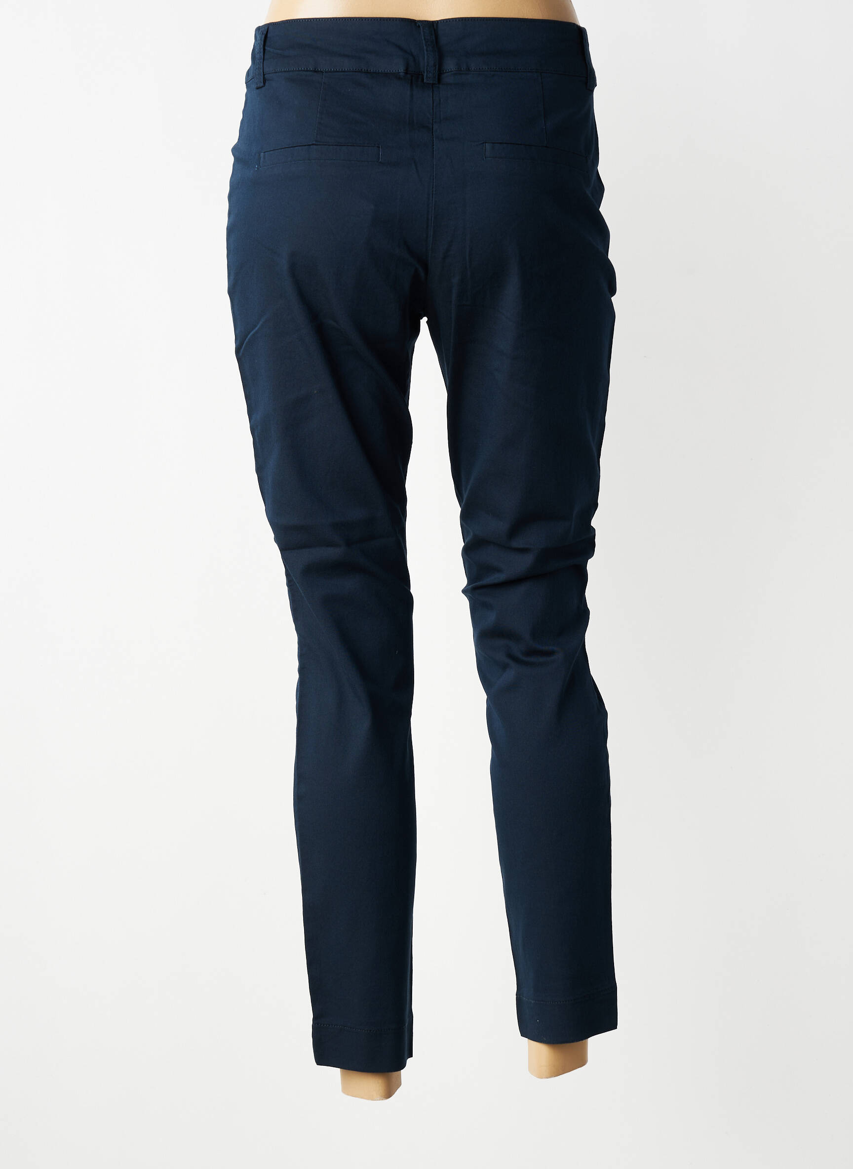 Pantalon slim elasticitate mărime normală albastru KAFFE femeie