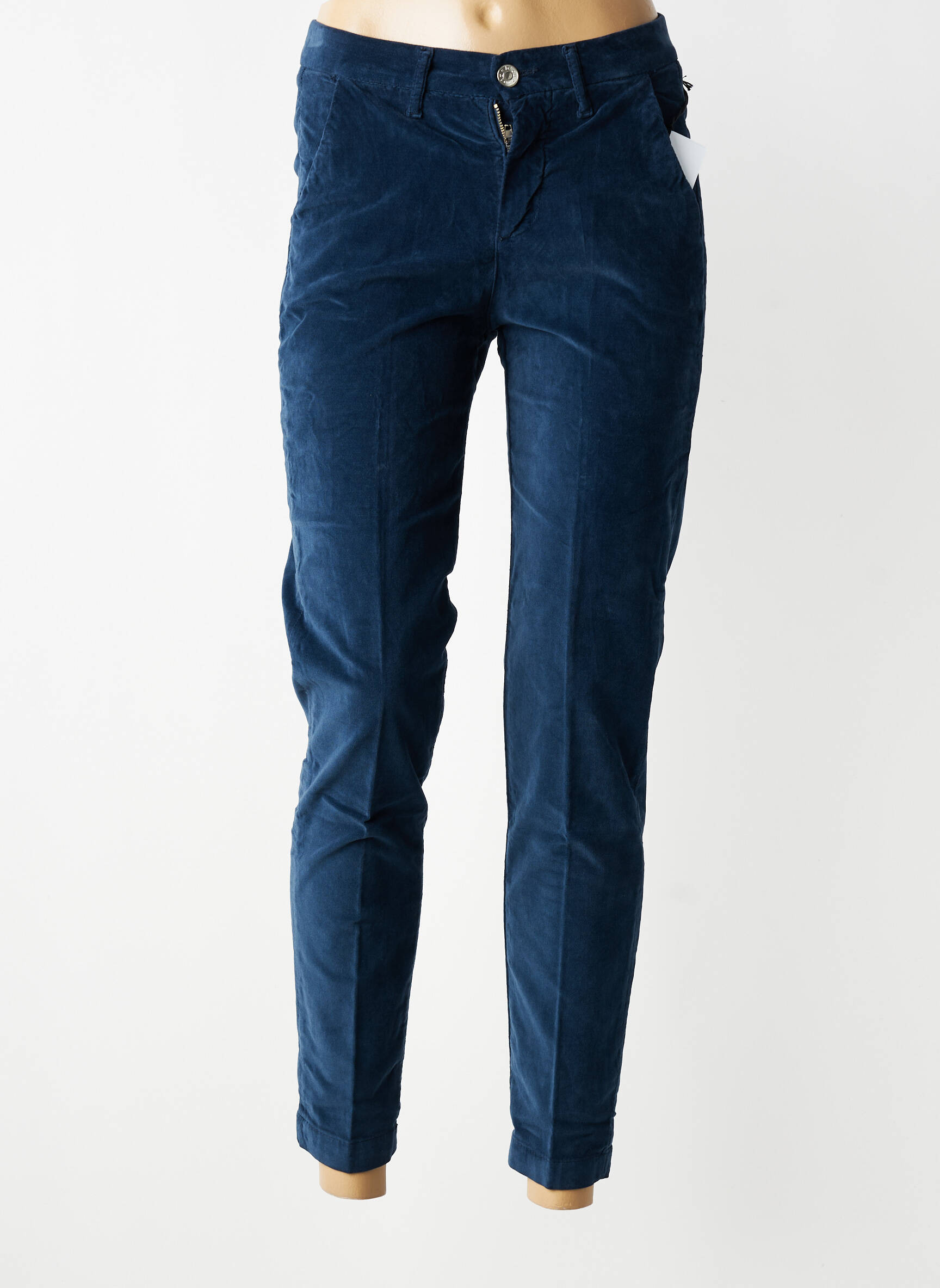 Pantalon slim elasticitate mărime normală albastru NOIR'N'BLEU femeie