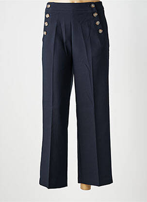 Pantalon 7/8 elasticitate mărime normală albastru C'EST BEAU LA VIE femeie