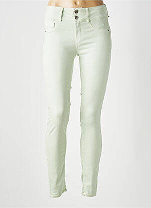 Pantalon slim elasticitate mărime normală verde ONE SIZE FILTS ALL femeie