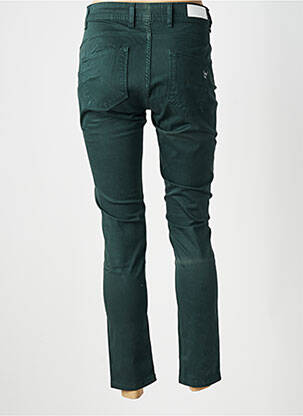 Pantalon slim țesătură poplin mărime normală verde NOIR'N'BLEU femeie