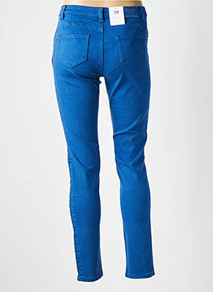 Pantalon slim elasticitate mărime normală albastru C'EST BEAU LA VIE femeie