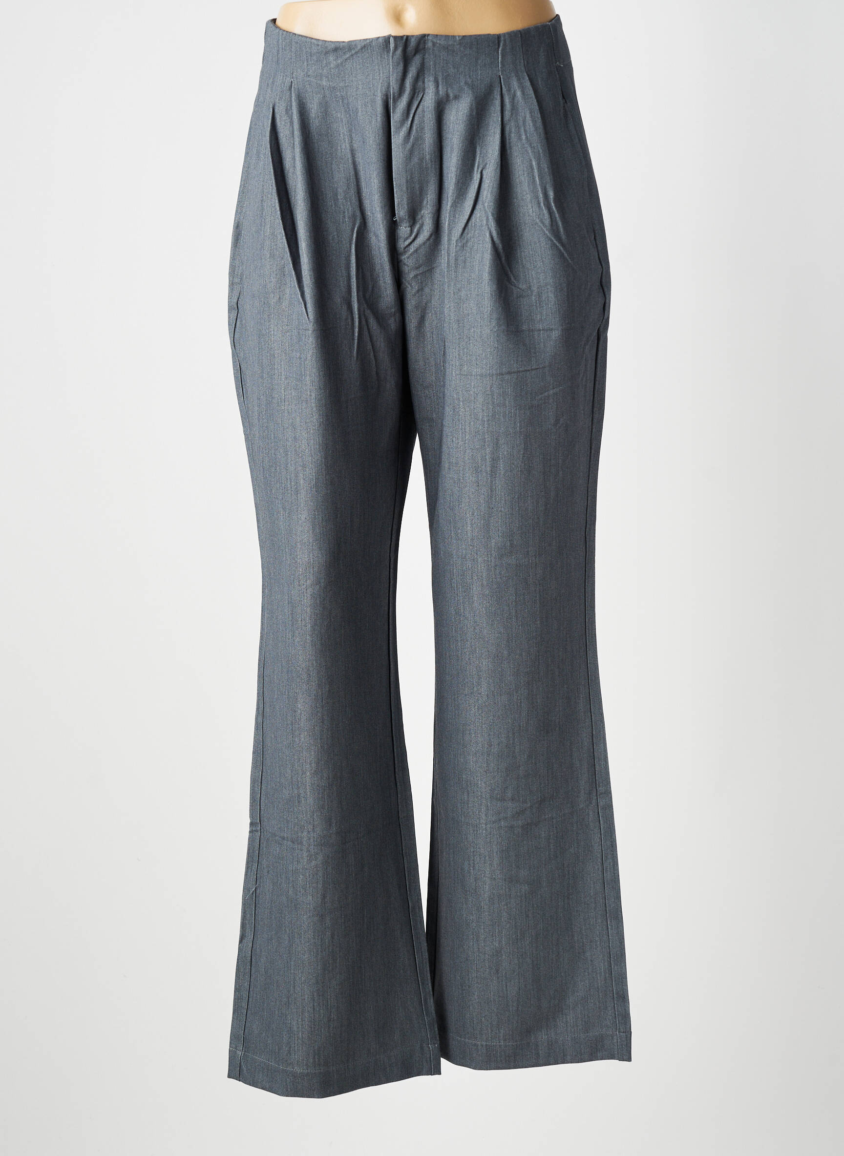 Pantalon drept elasticitate mărime normală gri TIFFOSI femeie