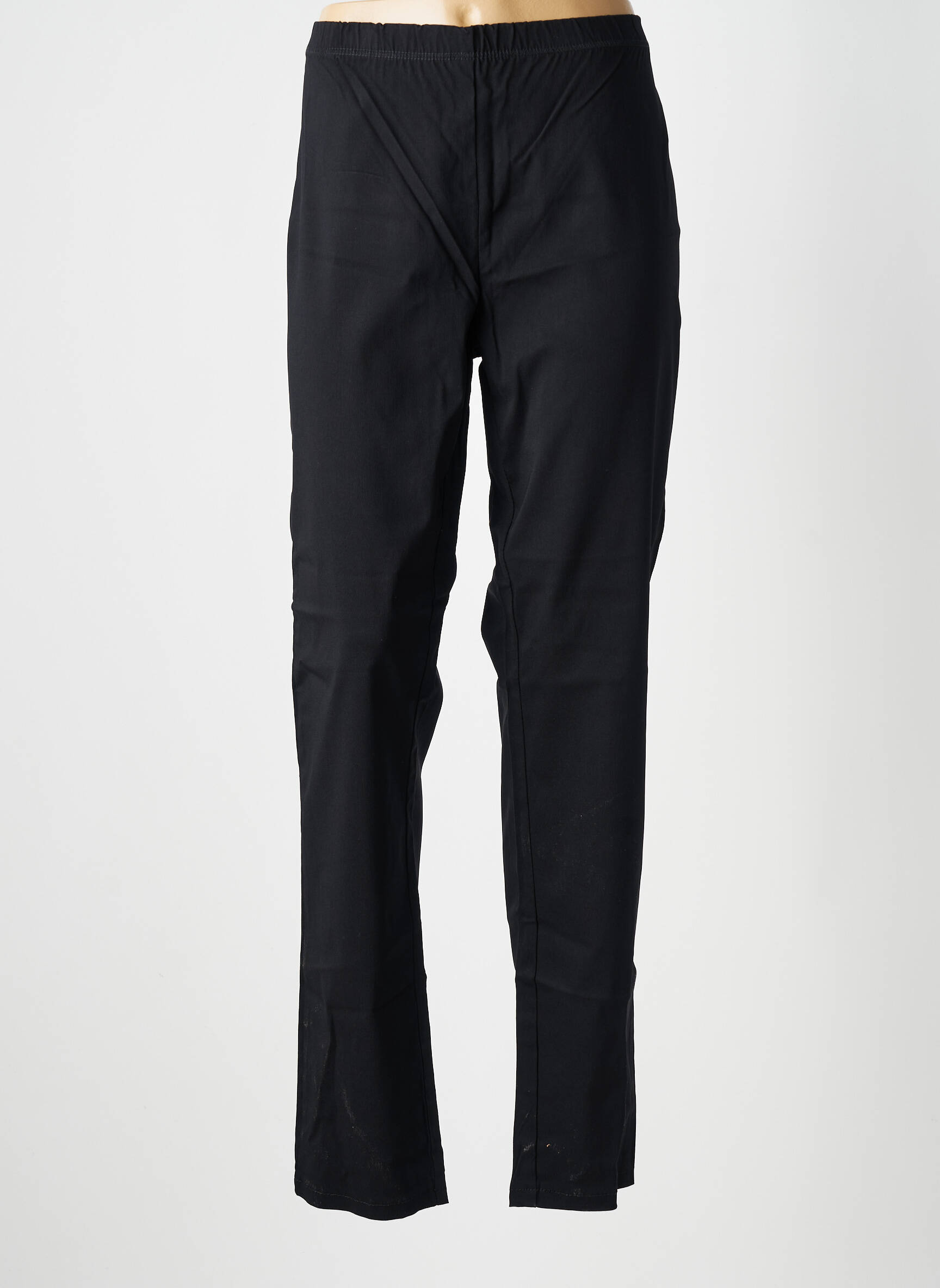 Pantalon drept elasticitate mărime normală negru ZHENZI femeie
