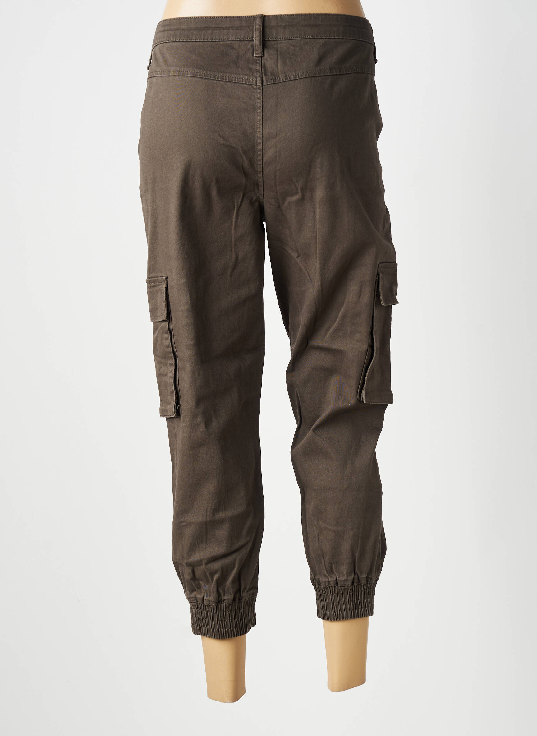 Pantalon cargo mărime normală mărime normală verde ONLY femeie