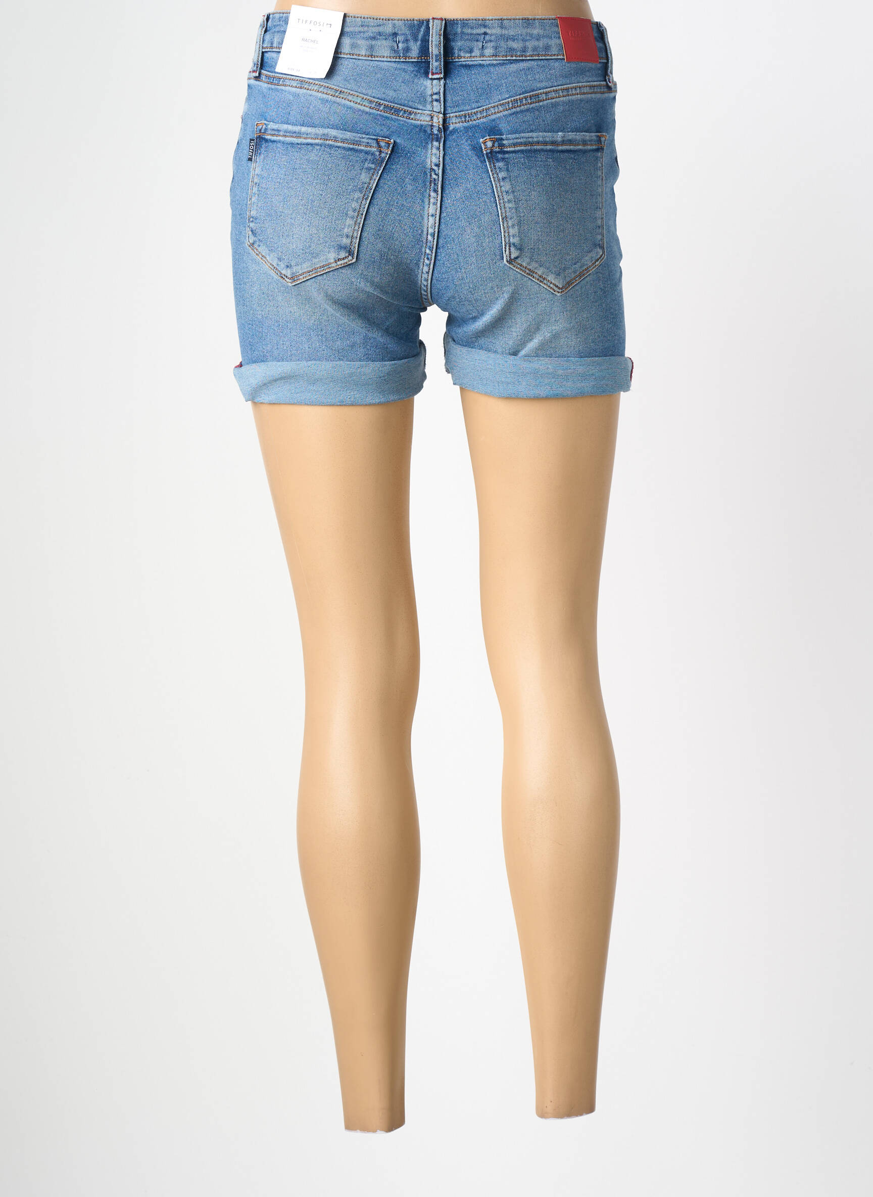 Șort țesătură denim mărime normală albastru TIFFOSI femeie