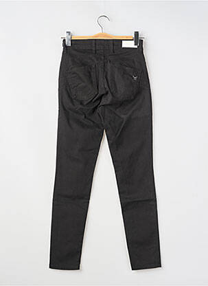 Pantalon slim țesătură poplin mărime normală negru NOIR'N'BLEU femeie