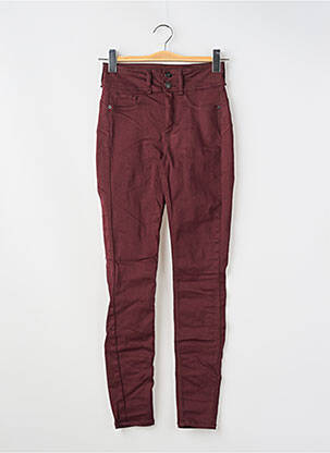 Pantalon slim țesătură poplin mărime normală violet ONE SIZE FILTS ALL femeie